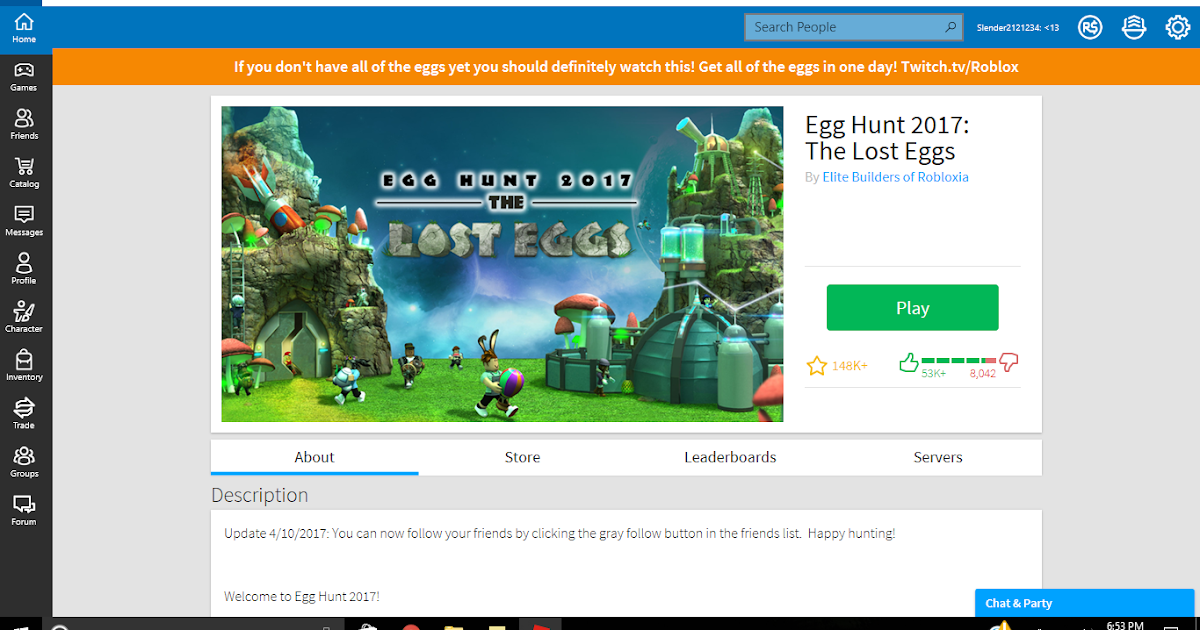 Epic Thunder - egg hunt 2017 roblox
