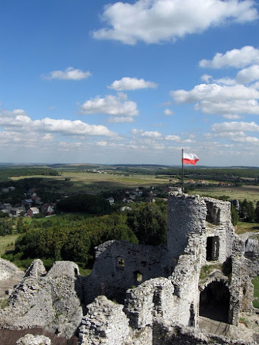 zamek ogrodzieniec - widok z baszty 