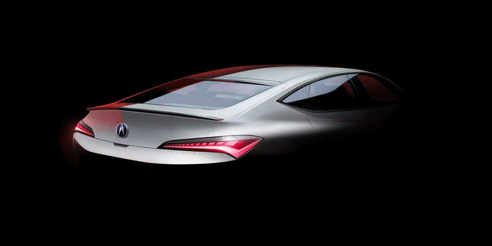 Acura teases a four-door hatchback, the 2023 Integra