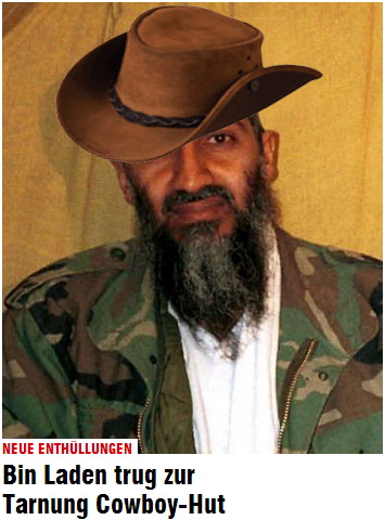 Bin Laden trug zur Tarnung Cowboy-Hut