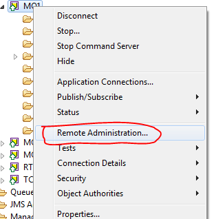 How to use RFHUTILC.EXE to connect to a remote queue manager