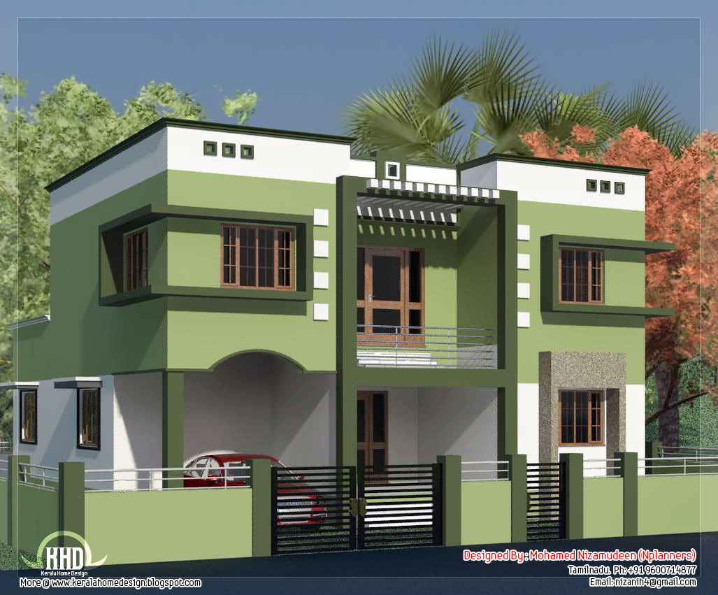  Tamilnadu  style  minimalist 2135 sq feet house  design 