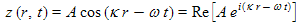 equation for a circular wave on a two dimensional mesh