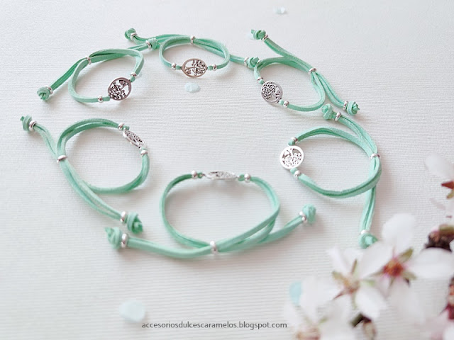 pulseras amigas arbol de la boda familiares novia