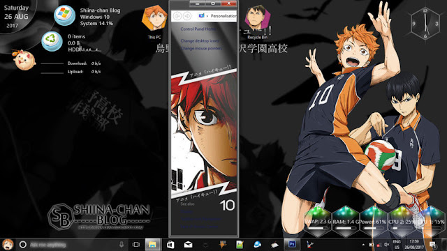 Windows 10 Ver. 1703 Theme Haikyuu!! by Enji Riz