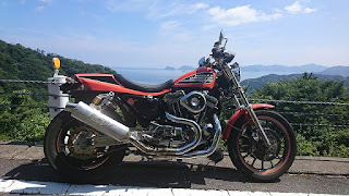 スポーツスター,がるーだ,ターコイズ,ダートラ,883R,sportster,xl1200c