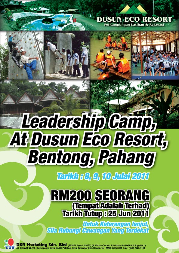 Welcome to the DXN Fans Blog: Leadership Camp at Dusun Eco ...