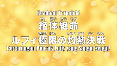 One Piece Episode 750 Subtitle Indonesia