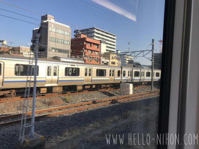 The view from the NEX Narita Airport Express