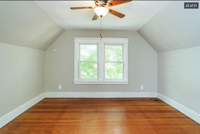 upstairs bedroom in Sears Silverdale kit house at 1793 Ruddles Mills Rd Paris Kentucky