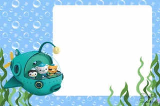 Octonauts Free Printable Invitations, Labels or Cards.