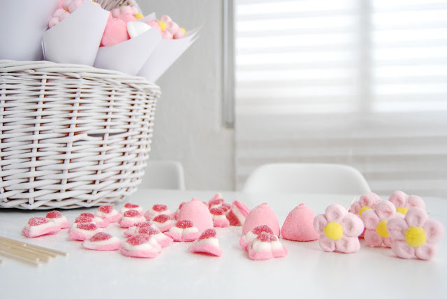 DIY chalk paint basket for baby present