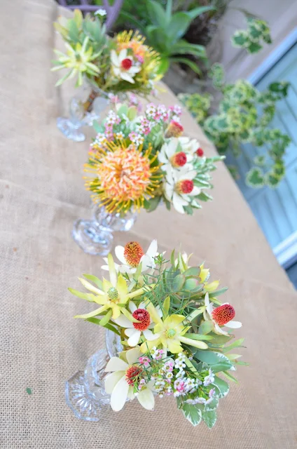 Entertaining From an Ethnic Indian Kitchen: Flower arranging