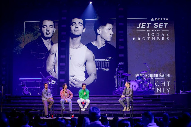 Delta to present a special Jonas Brothers concert.....