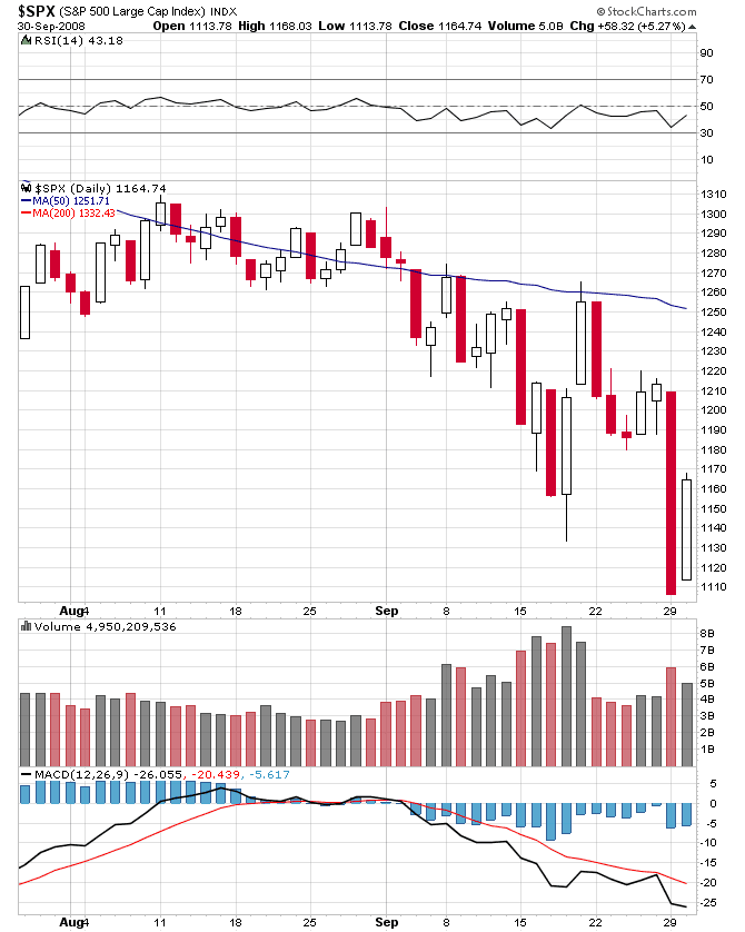 stock market crash 2008. The stock market internals