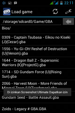 Bermain Game GBA pada Android dengan My Boy