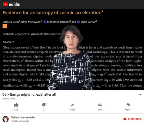 Maybe dark energy doesn't exist at all (Source: https://www.youtube.com/watch?v=oqgKXQM8FpU)