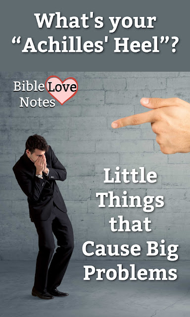 Are there sins in your life that you think are insignificant? This 1-minute devotion warns us to take these small sins seriously.