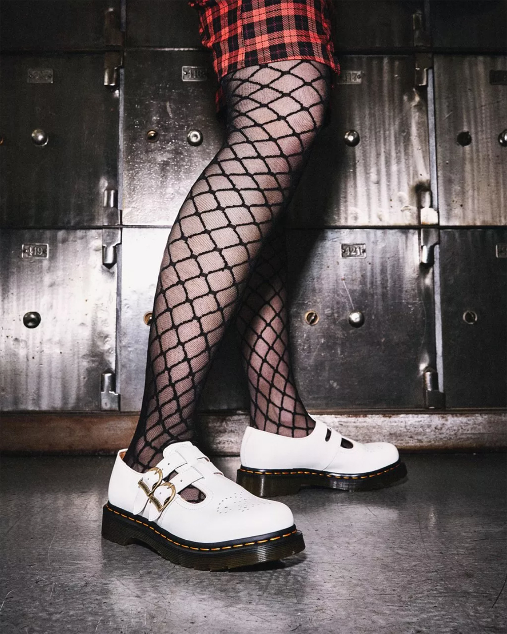 From shorts to jeans, you can style Dr. Martens with anything. Image courtesy of Dr. Martens.