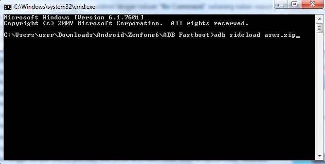 ADB Fastboot Flash Asus Zenfone 6