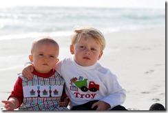 T and j on beach2