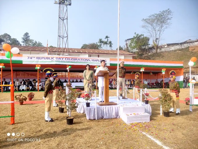   74th Republic Day celebrated at Haflong 