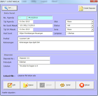 Download Aplikasi Surat Format Excel