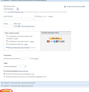 menggunakan Paypal