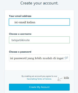 isi email password wordpress