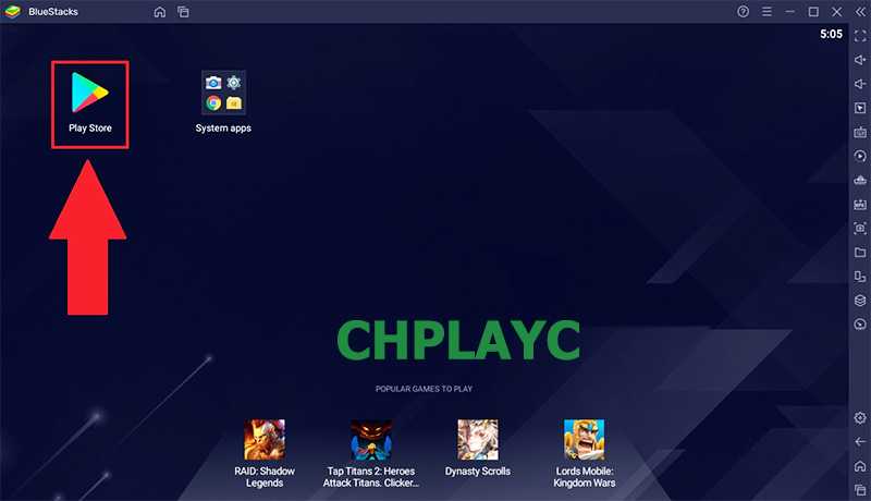 Cách Tải, đăng nhập Google Play Store trên BlueStacks 5 mới nhất 2022 b