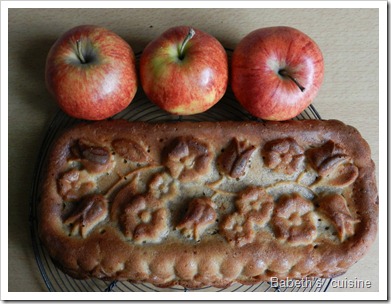 gateau à la compote de pommes