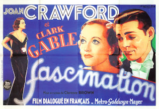 FASCINATION. Cartelera grande doble: 240 x 160 cms. Francia. Diseño: Jacques Bonneaud. Imprenta: Imp. Bedos, París. Del libro JACQUES BONNEAUD AFFIHES DE CINEMA, de Claude Bonneaud, Erwan Serveau. AMOR EN VENTA. Possessed. 1931. Estados Unidos. Dirección: Clarence Brown. Reparto: Joan Crawford, Clark Gable, Wallace Ford, Richard 'Skeets' Gallagher, Frank Conroy, Marjorie White, John Miljan, Clara Blandick.