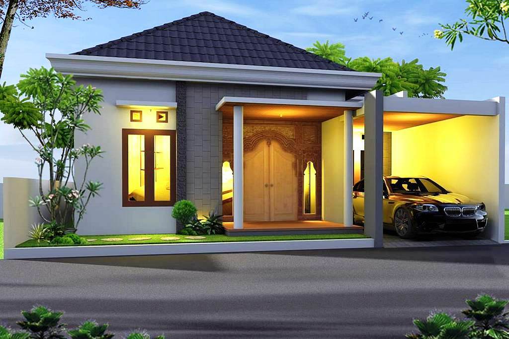 50 rumah minimalis 1 lantai 2 lantai tampak depan 