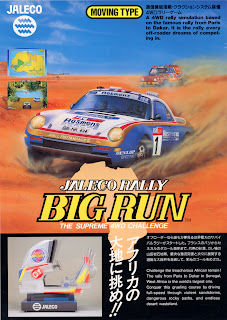 Big Run arcade game portable flyer