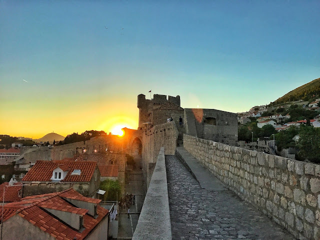 Dubrovnik, Croatia, Sunset, Old City, view, travel, blog, tbloggers Lokrum Island, GoT, Game of Thrones