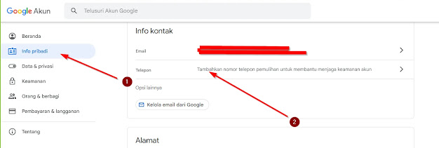 Cara Mengganti Nomor Gmail Dengan Mudah