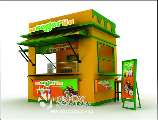 booth outdoor minuman "sesegeritu"