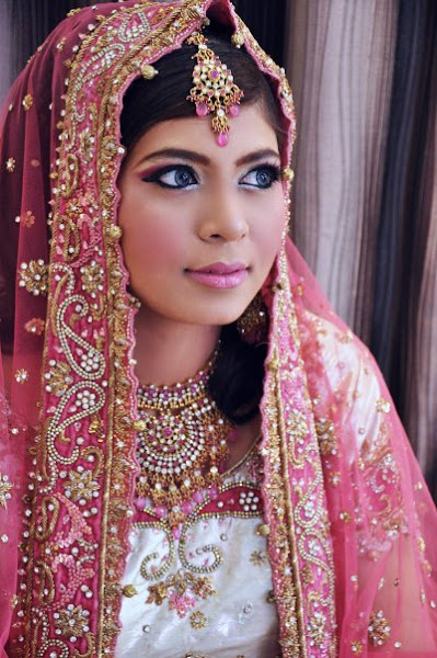 pink indian wedding dresses