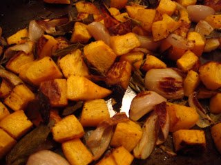 Roasted pumpkin, shallots, and sage