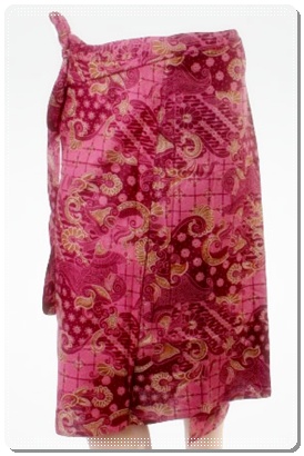 Contoh gambar  model  rok  batik  modern terbaru