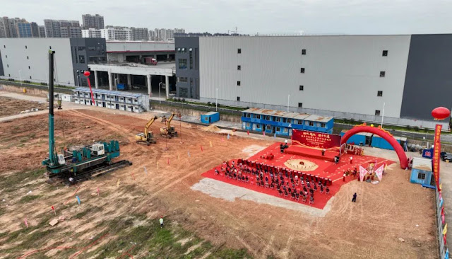 The site of the groundbreaking ceremony-Guangdong Shunli New Energy Vehicle Maintenance Equipment Company.