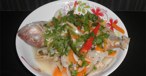 Resepi Mudah Ikan Rebus Ala Stim Menu Berpantang - Buat Wanita
