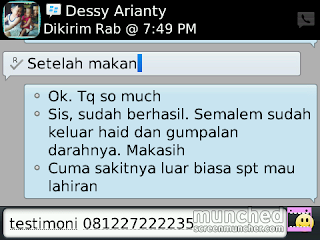 TESTIMONI OBAT TELAT DATANG BULAN