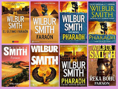 portadas de la novela histórica de fantasía El último faraón, de Wilbur Smith