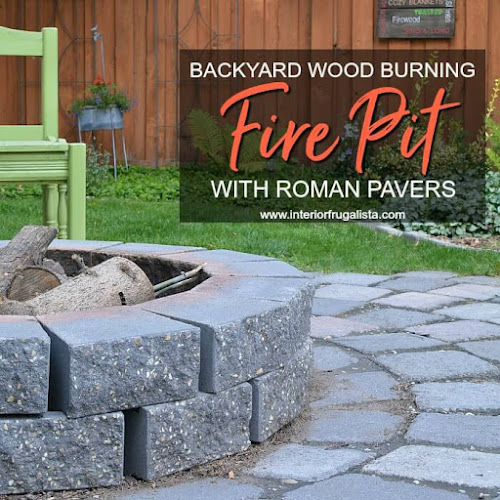 A Backyard Fire Pit Refresh With Roman Pavers