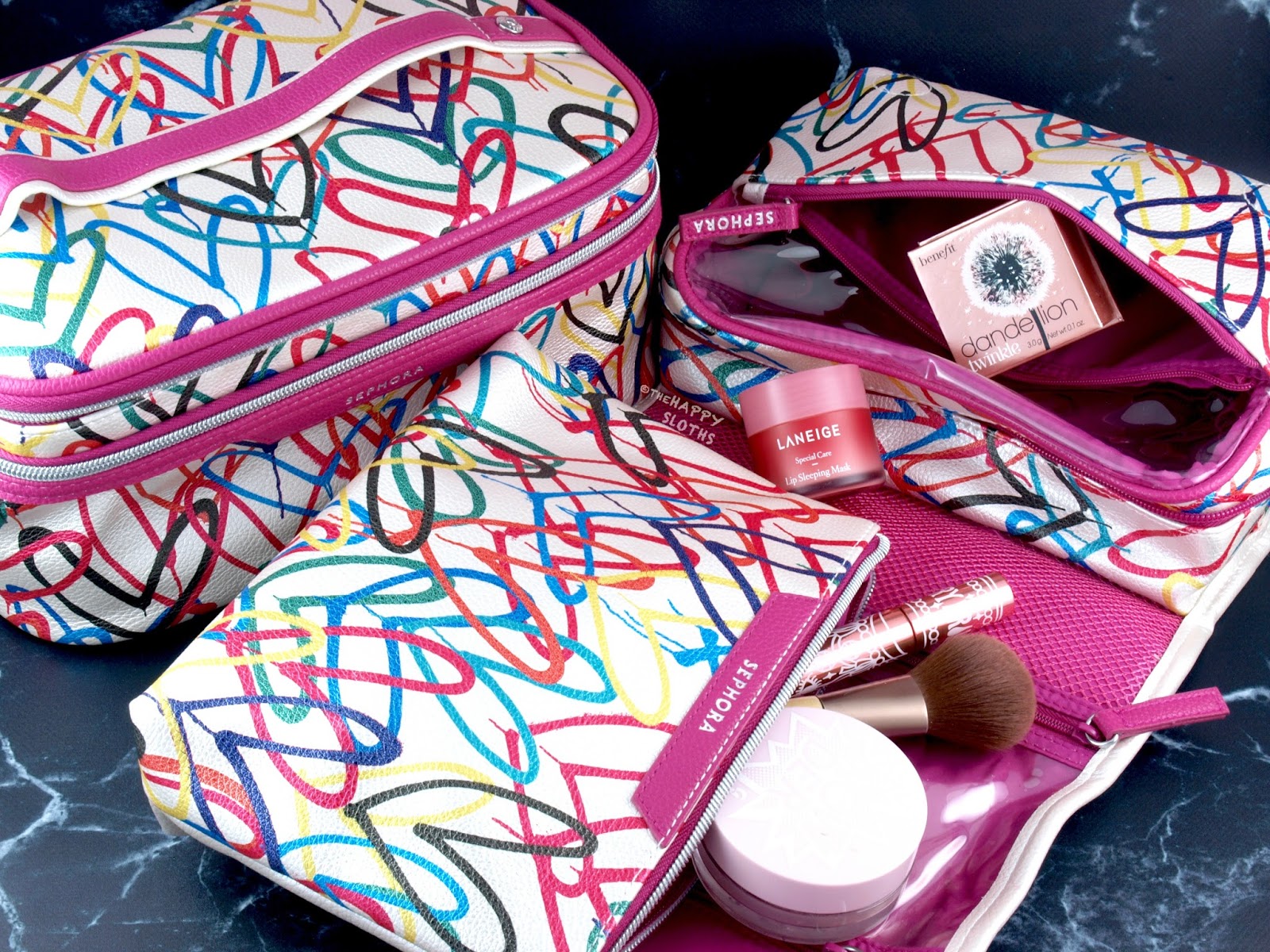 Sephora Collection | J Goldcrown Bleeding Hearts Makeup Bag Collection: Review 