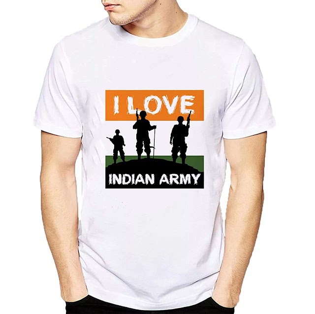 We Support Indian Army:- Indian Army T Shirts