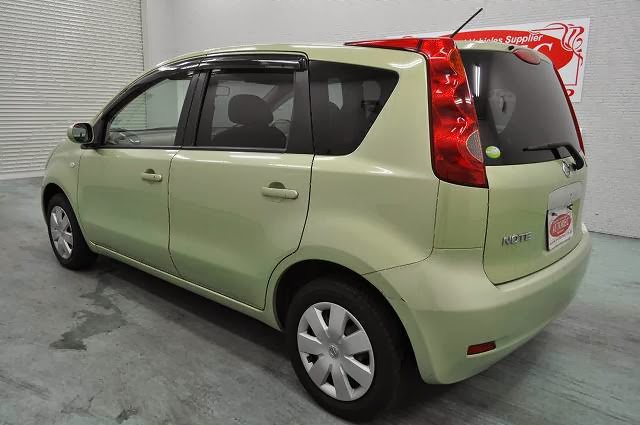 2007 Nissan Note Green for Kenya to Mombasa - Ref No.19509A8N5