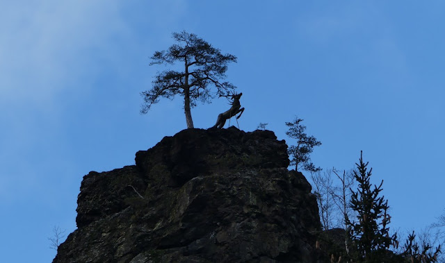 Hirschsprung, das Wahrzeichen des Höllental im Frankenwald