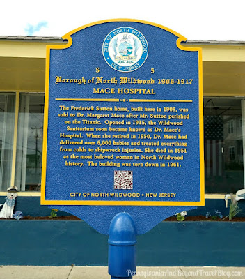 MACE HOSPITAL Historical Marker in North Wildwood, New Jersey